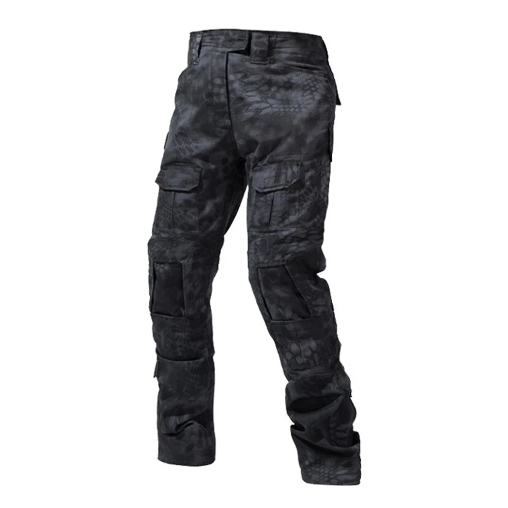 NONECN Combat Pants Camouflage Multicam Tactical Outdoor Trousers