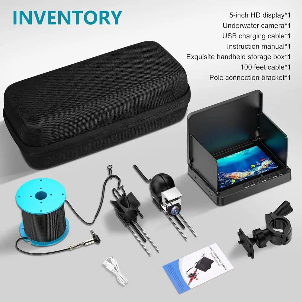 HD Portable Fish Finder With Night Vision For Ice Fishing