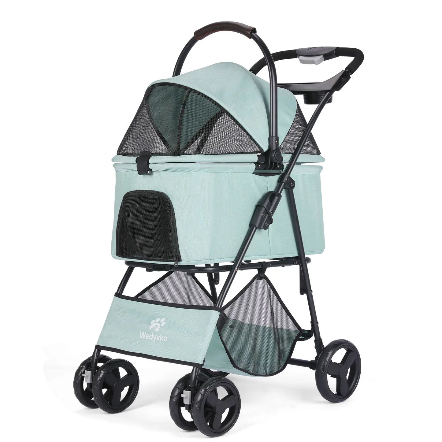 3 In 1 Pet Stroller Removable Carrier All Terrain Waterproof