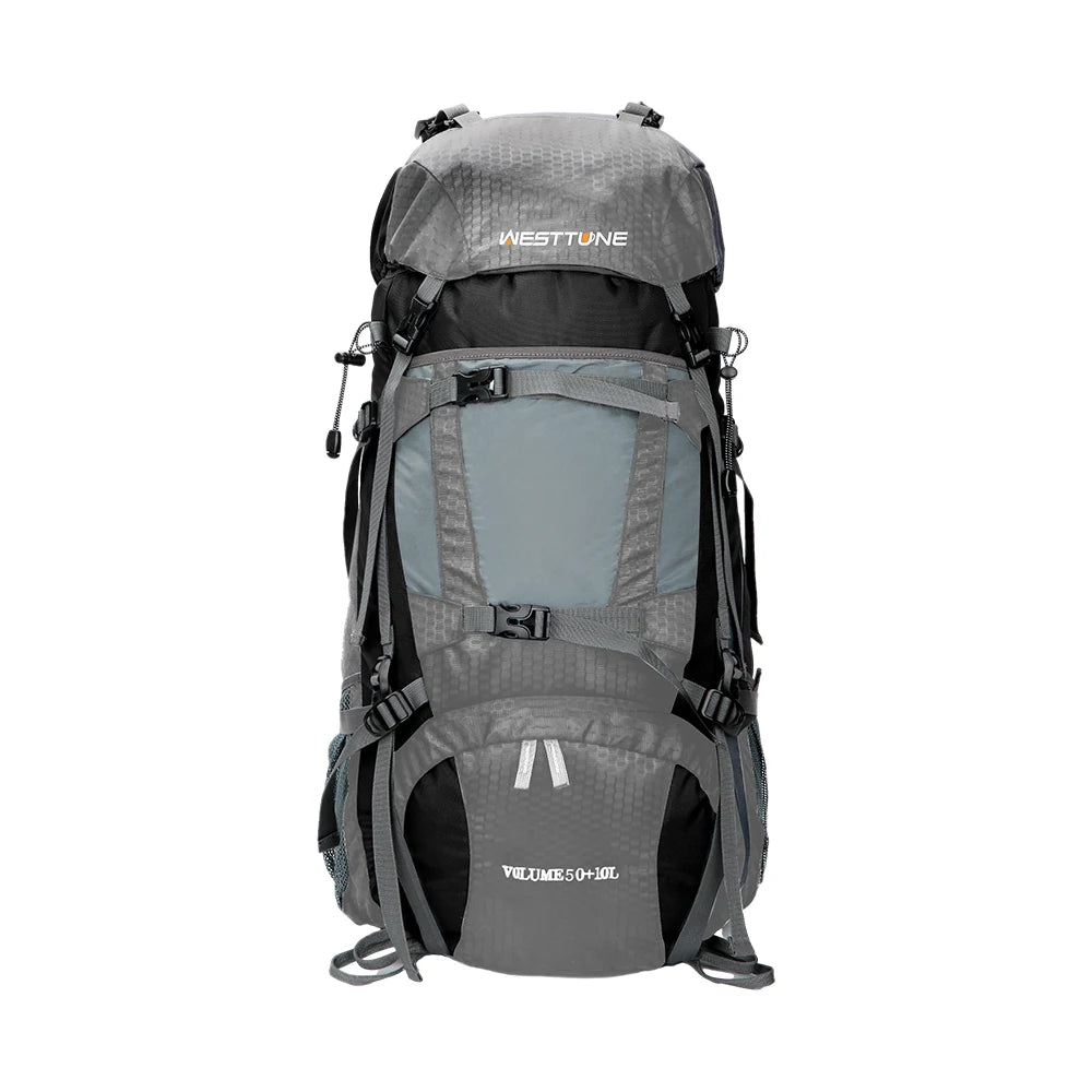 WEST TUNE Explorer Internal Frame Backpack With Rain Cover Hiking