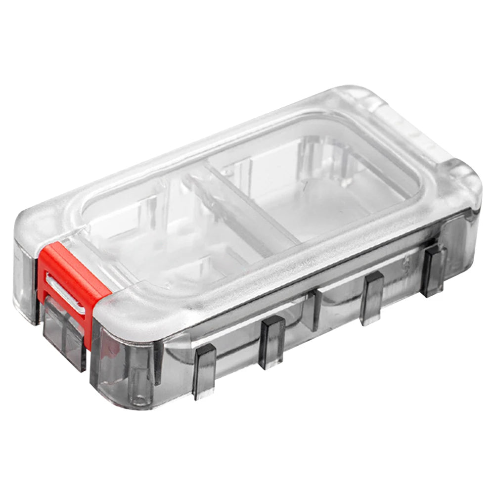 MOJOYCE Fishing Tackle Box Lure Storage Organizer Clear Top