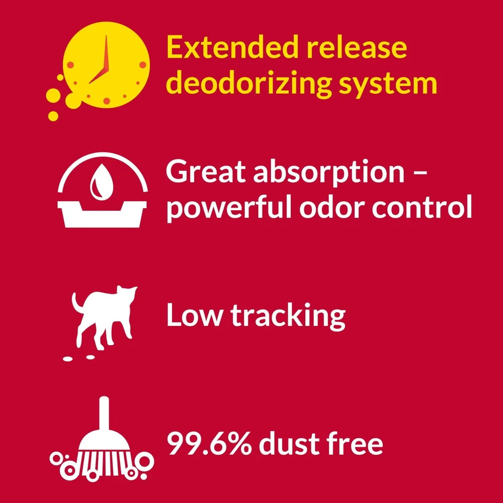 Multi-Cat Non-Clumping Cat Litter 24/7 Odor Control