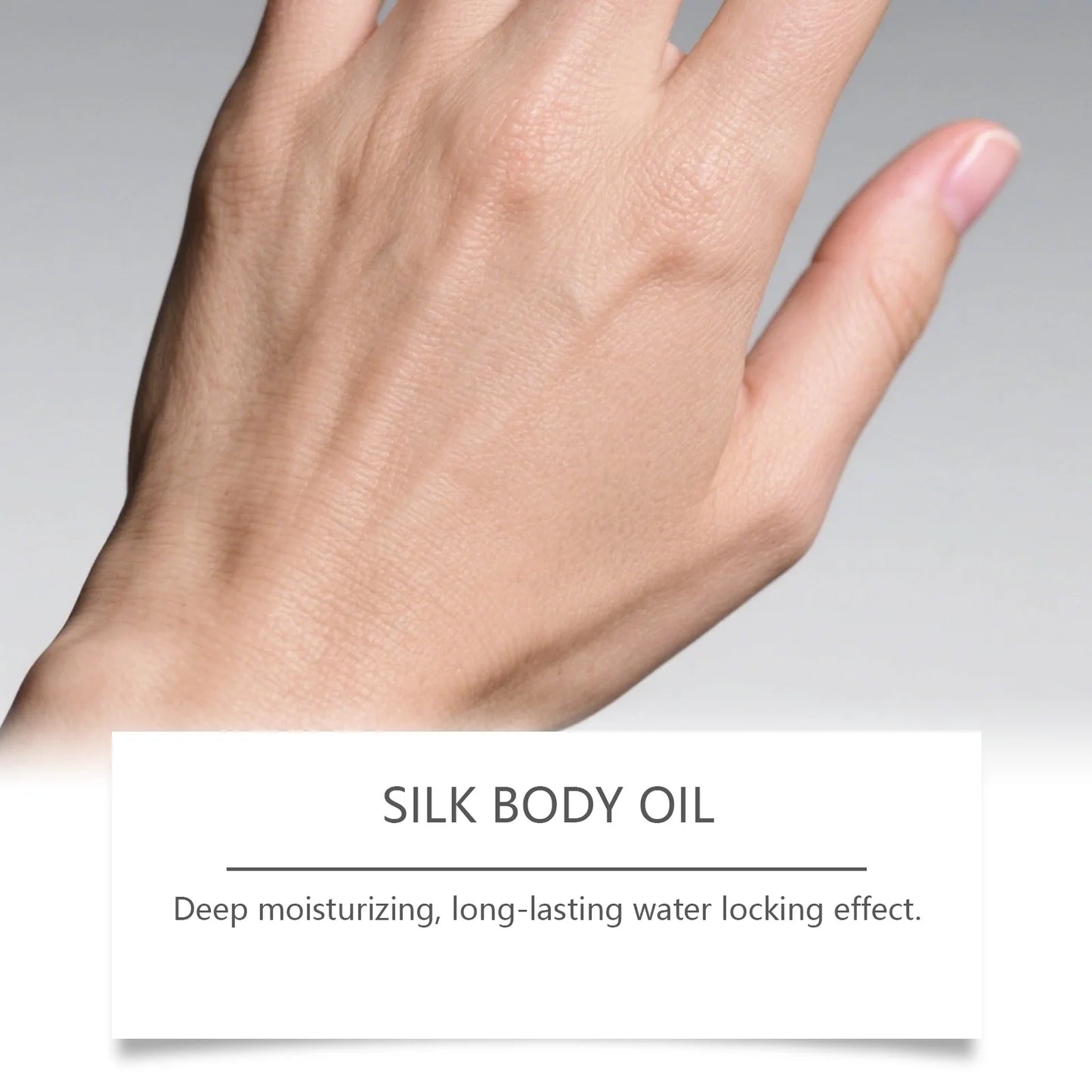 Silk Body Essence Oil Deep Nourishing Non Sticky Quick Absorbing