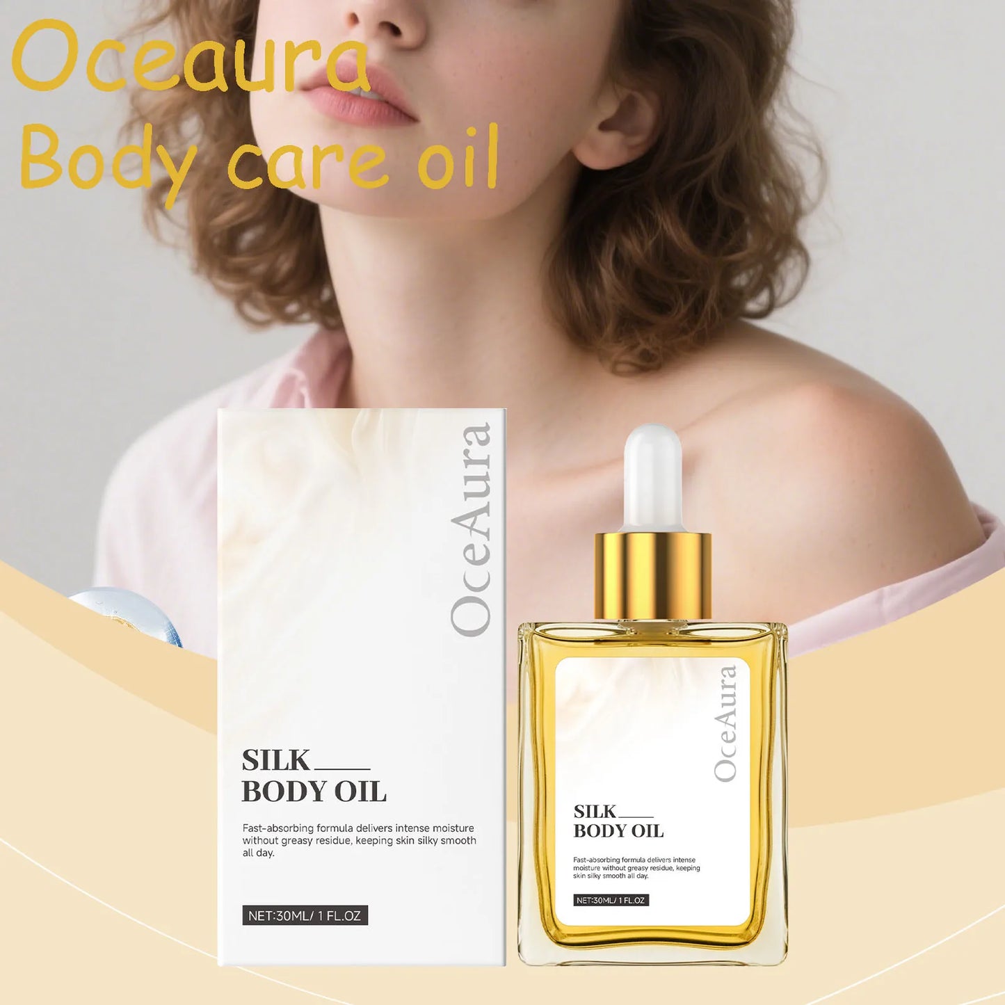 Silk Body Essence Oil Deep Nourishing Non Sticky Quick Absorbing