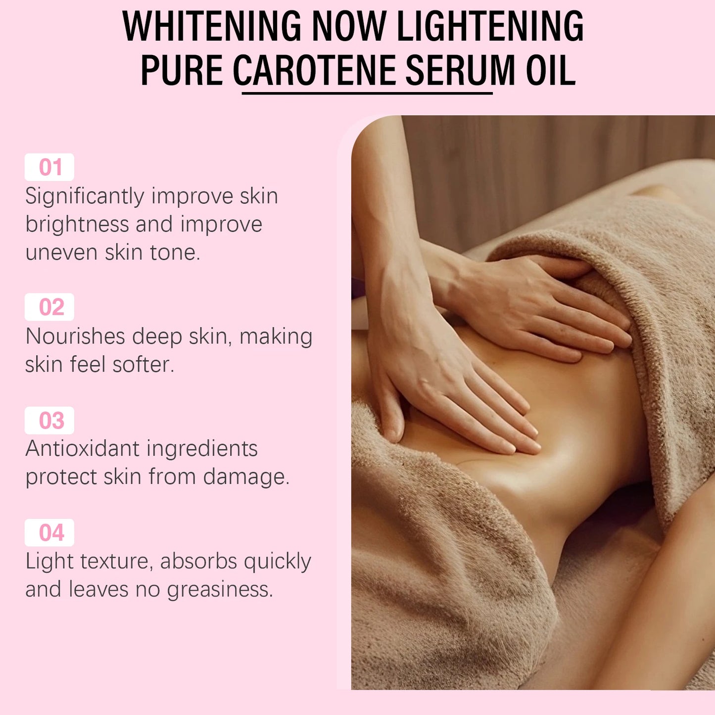 Ouhoe Carotene Whitening Essential Oil For Brightening Skin Hydration