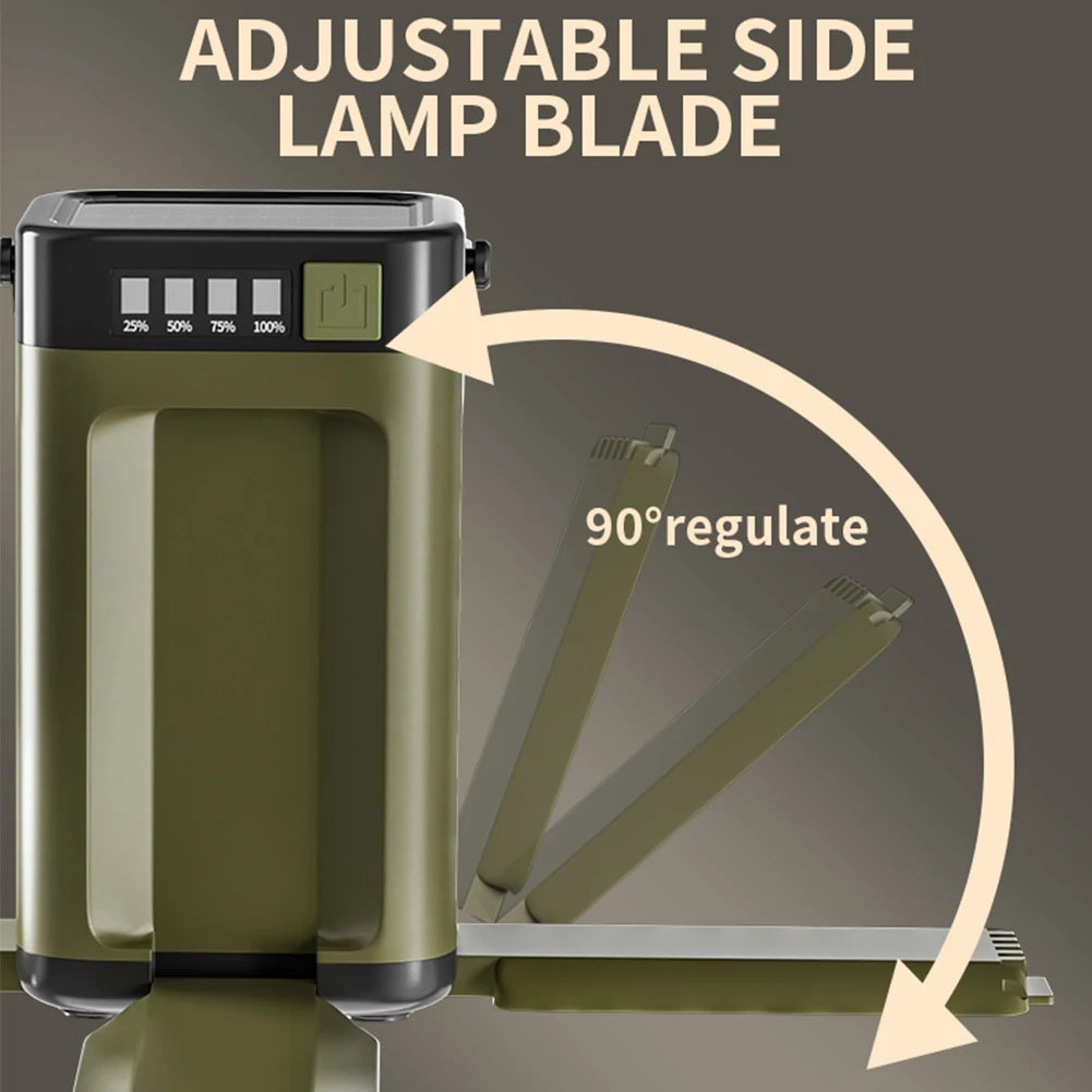 Shunmaii Solar Outdoor Camping Light USB Power Bank Rechargeable