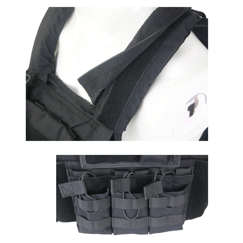 1000D Tactical Vest Sniper Chest Rig Airsoft Vest Armor Vest Gear Carrier Load Bearing Vest Hunting Clothes