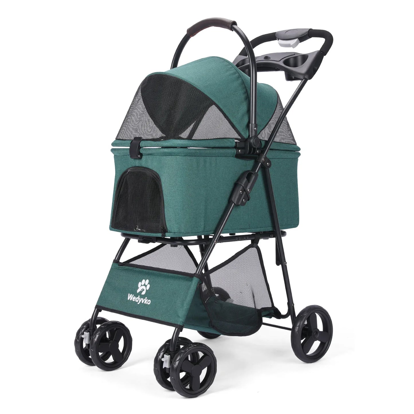 3 in 1 Pet Stroller With Removable Carrier All Terrain Waterproof