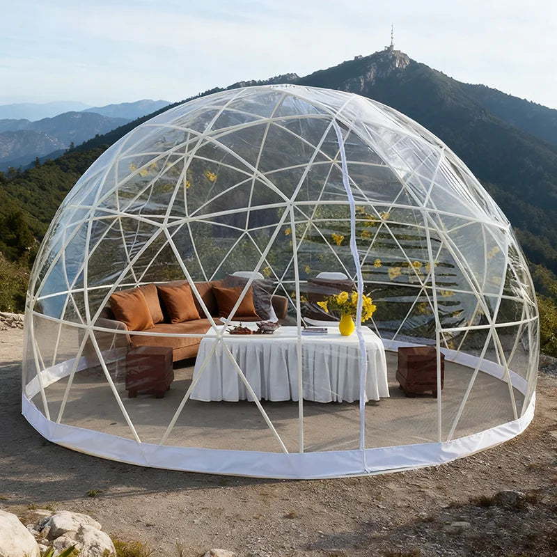 LIADUS Transparent Tent Starry Sky For Outdoor Family Use Windproof Waterproof UV Resistant Easy Assembly