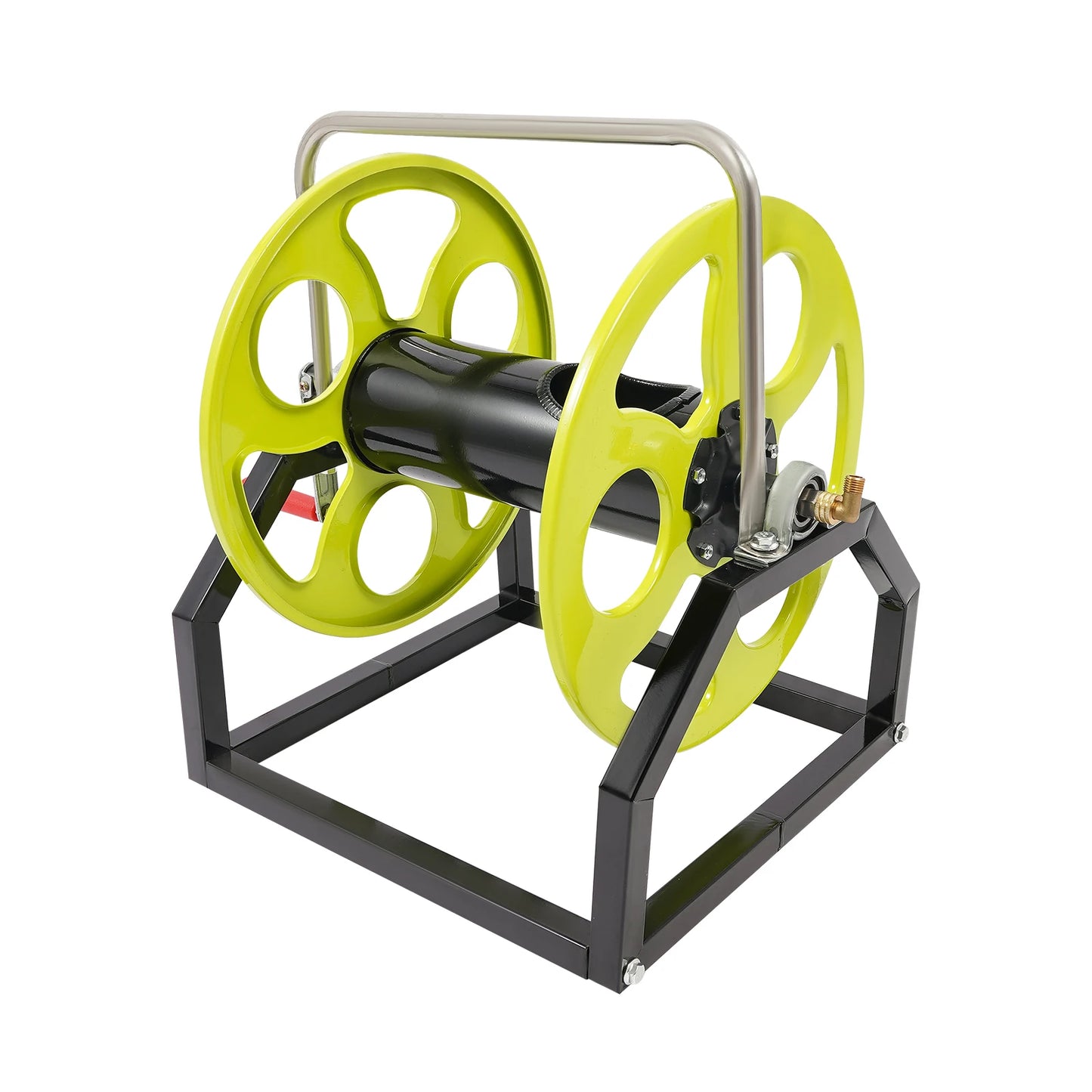 Garden Hose Reel With Crank Handle Holds 328 Feet Hose