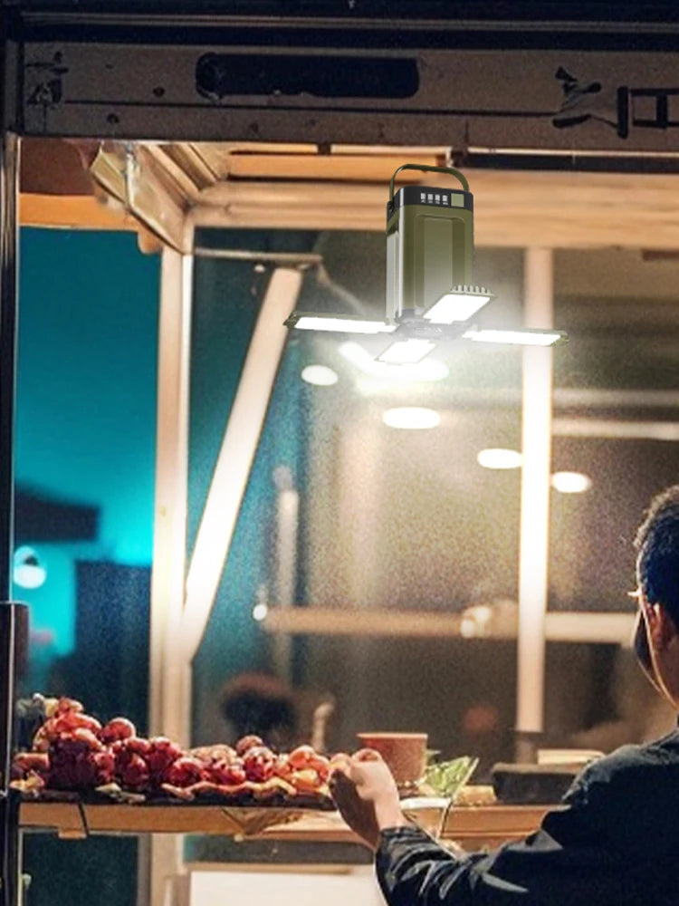 Shunmaii Solar Outdoor Camping Light USB Power Bank Rechargeable