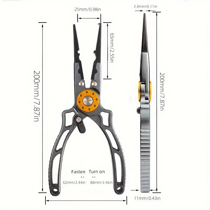 Aviation Aluminum Wire Pliers Multi Functional Fishing Pliers