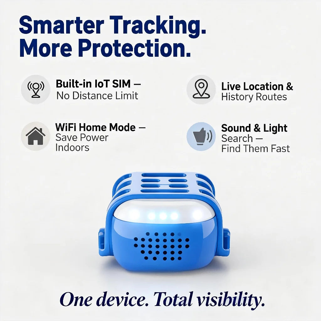 WANWAYTECH GPS Pet Tracker for Dogs Cats Real Time Tracking