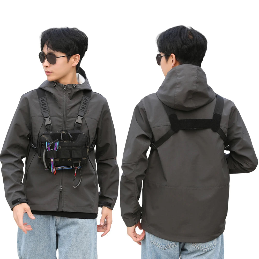 JOCESTYLE Fishing Chest Bag Tackle Organizer Utility Pack