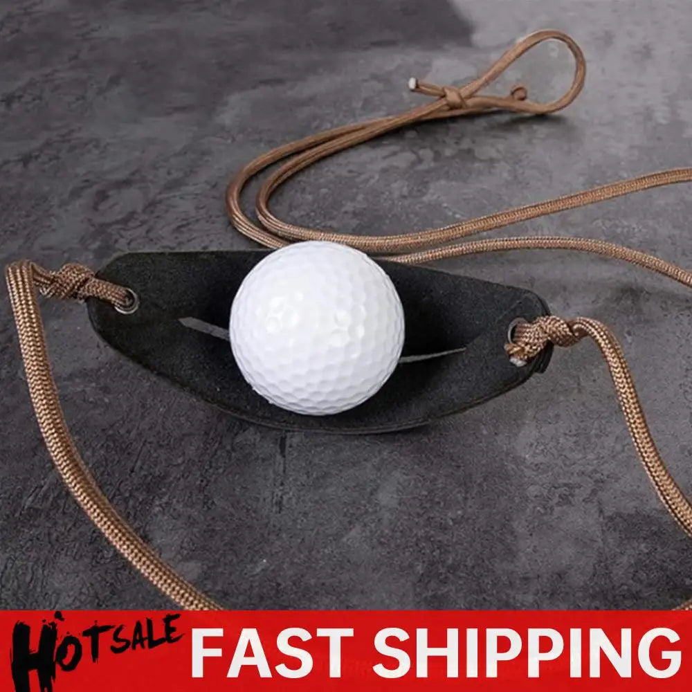 Handmade Leather Shepherd Sling Old Fashioned Slingshot For Outdoor Sports