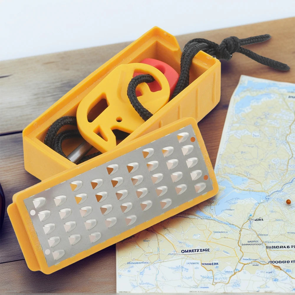 Sikiwind Tinder Maker With Fire Starter Tool Stainless Steel Grater