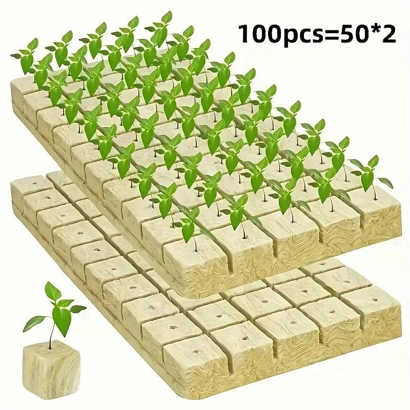 Green Seed Start Cubes For Hydroponics And Soilless Growth