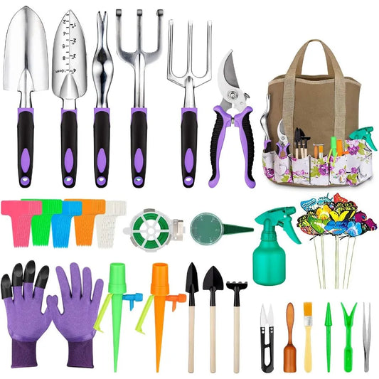 83 Piece Garden Tools Set With Succulent Care Tools
