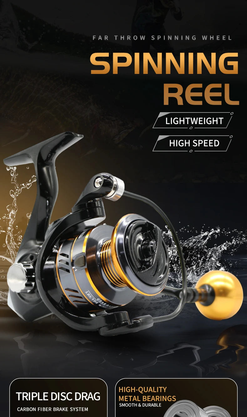 Barzillai NX High Speed Spinning Fishing Reel With 10kg Drag