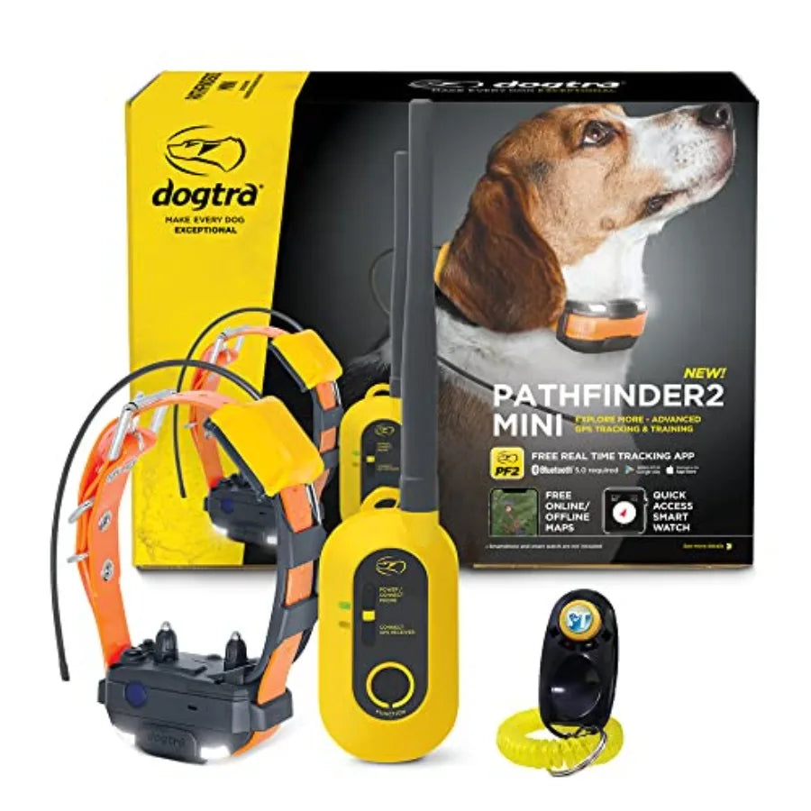 Pathfinder 2 Mini GPS Tracker Dog Collar With Remote Fence
