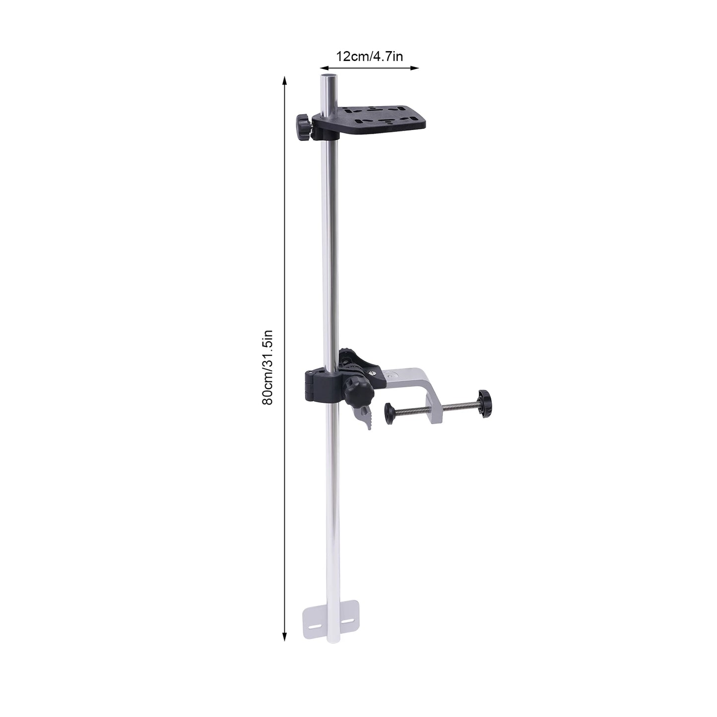 Portable Transducer Mount For Boat Kayak 360 Degree Fish Finder