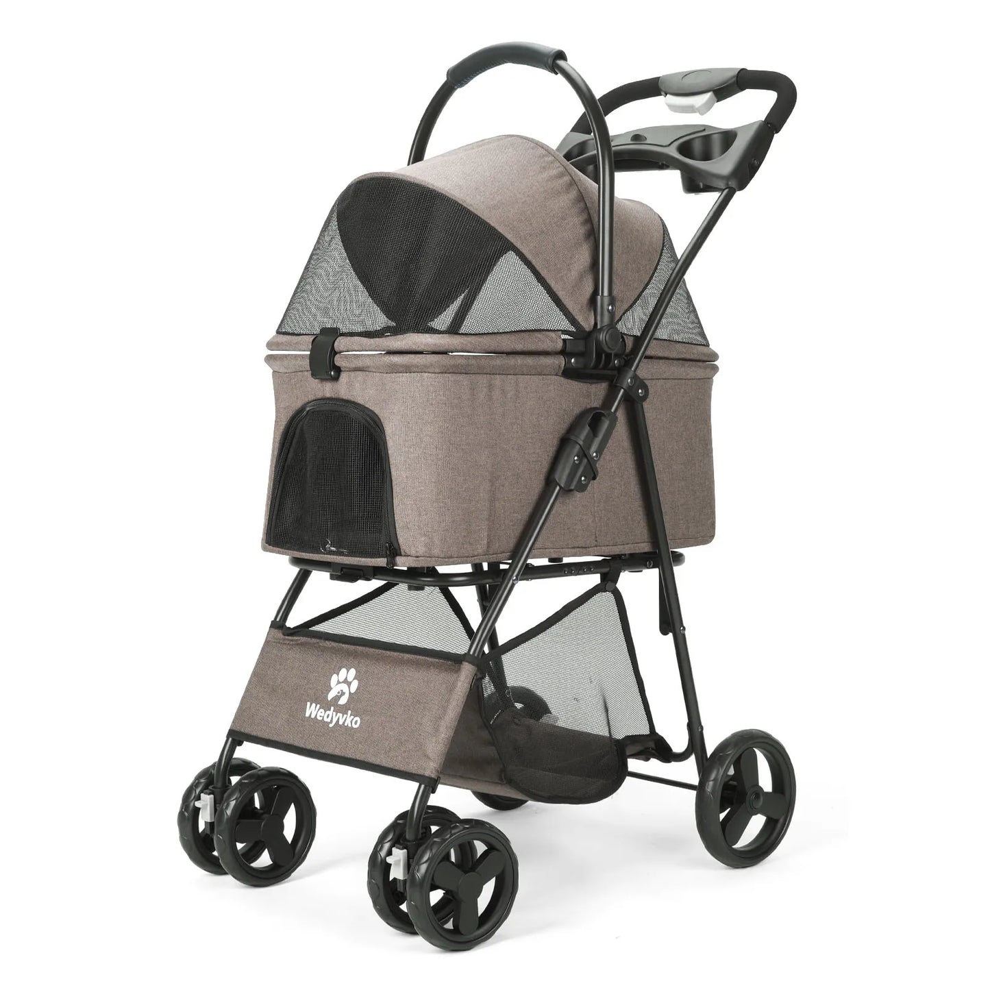 3 in 1 Pet Stroller With Removable Carrier All Terrain Waterproof