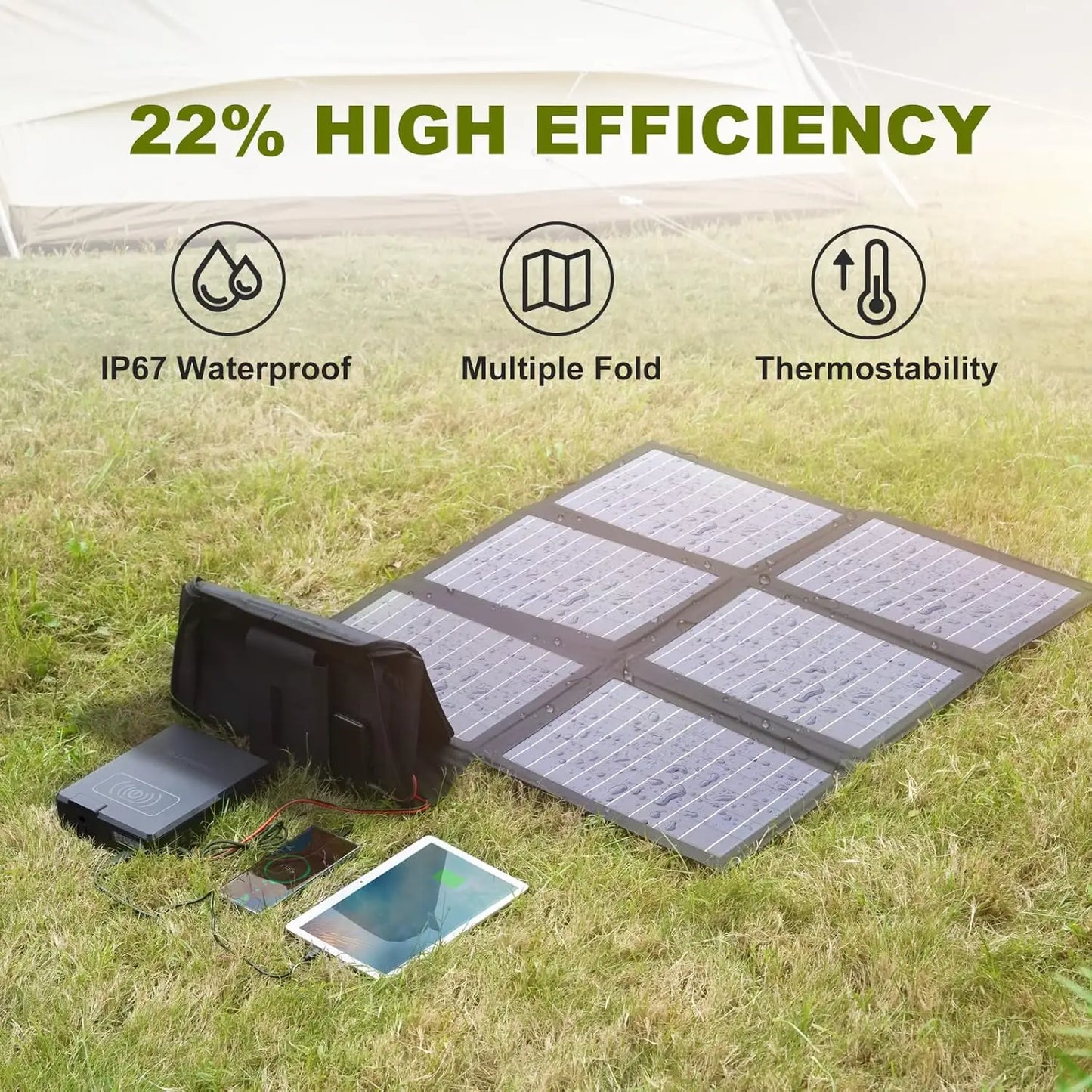 ALLPOWERS S200 41600mAh 200W Portable Power Station With SP026 60W Panel