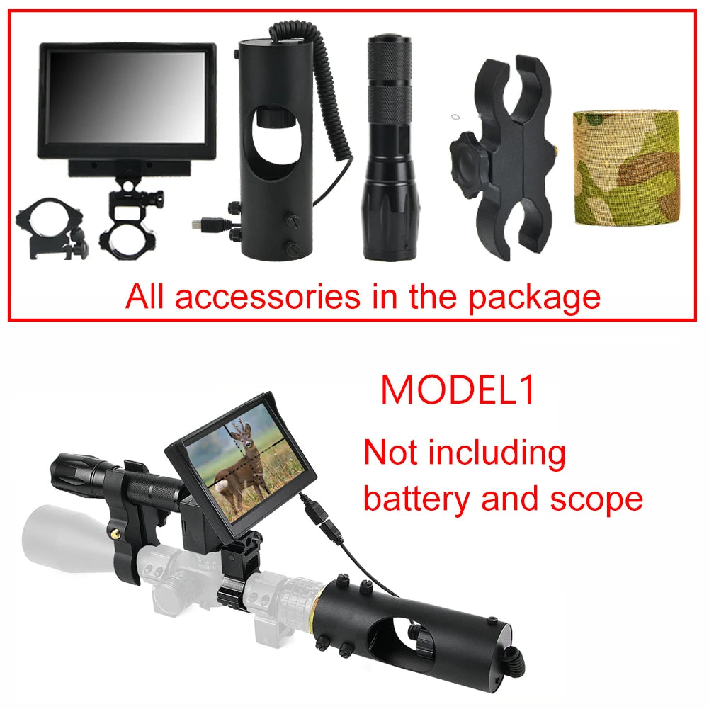 Bestsight Night Vision Riflescope Infrared 850nm Waterproof Hunting Scope