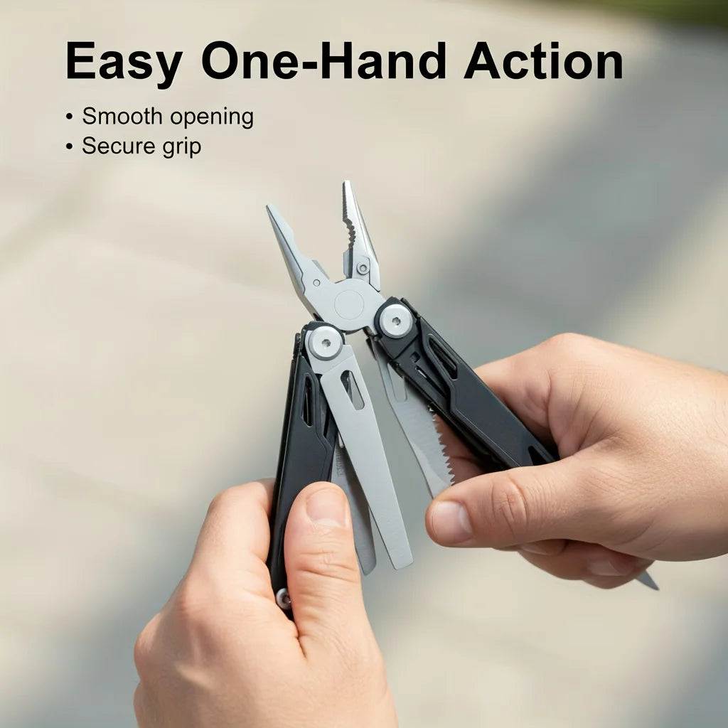 27 in 1 Multitool Pliers Stainless Survival Tool With Screwdriver