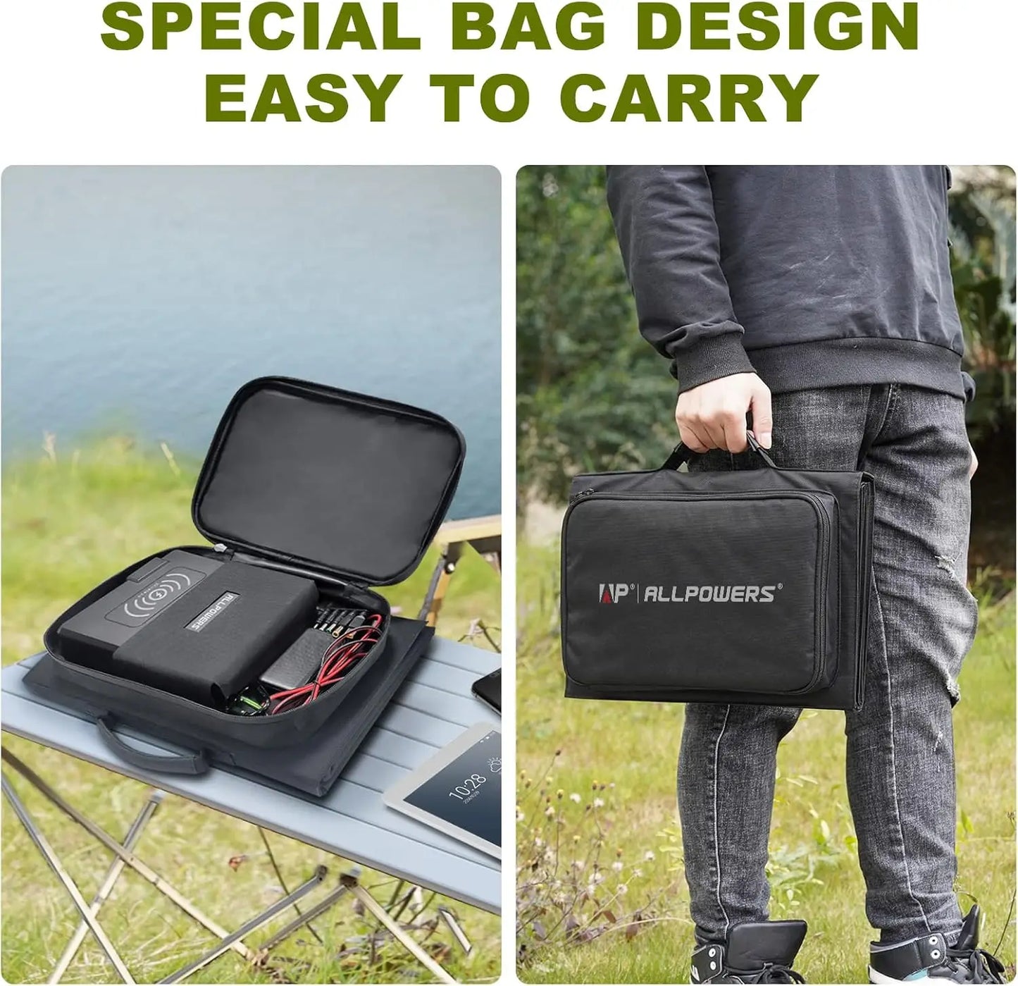 ALLPOWERS S200 41600mAh 200W Portable Power Station With SP026 60W Panel