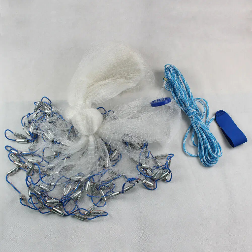 Bymaocar Hand Throw Cast Net Ready To Use For Fishing
