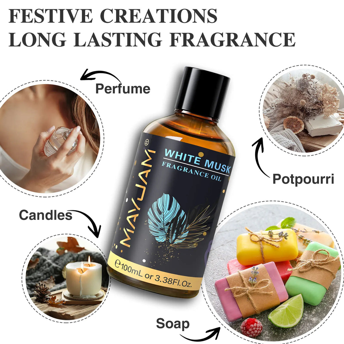Mayjam Fragrance Oil For Home Diffusers And Aromatherapy