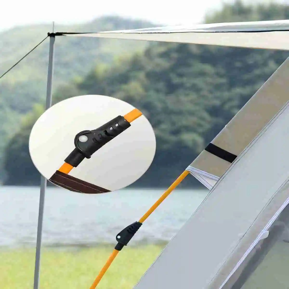 Pakicetus Auto Opening Camping Tent Three To Four People With Two Doors And Two Windows Waterproof 1500mm