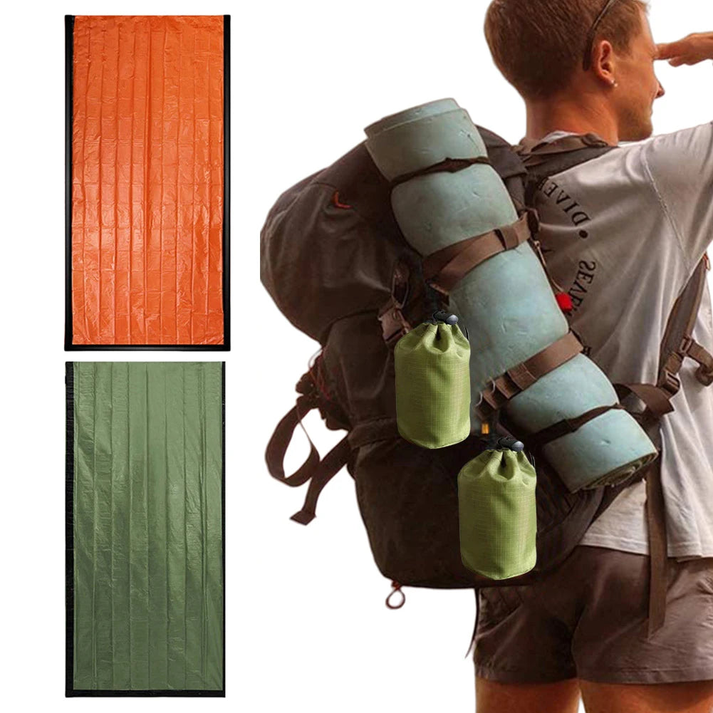 Shunmaii Survival Thermal Sleeping Bag Bivy Sack for Camping