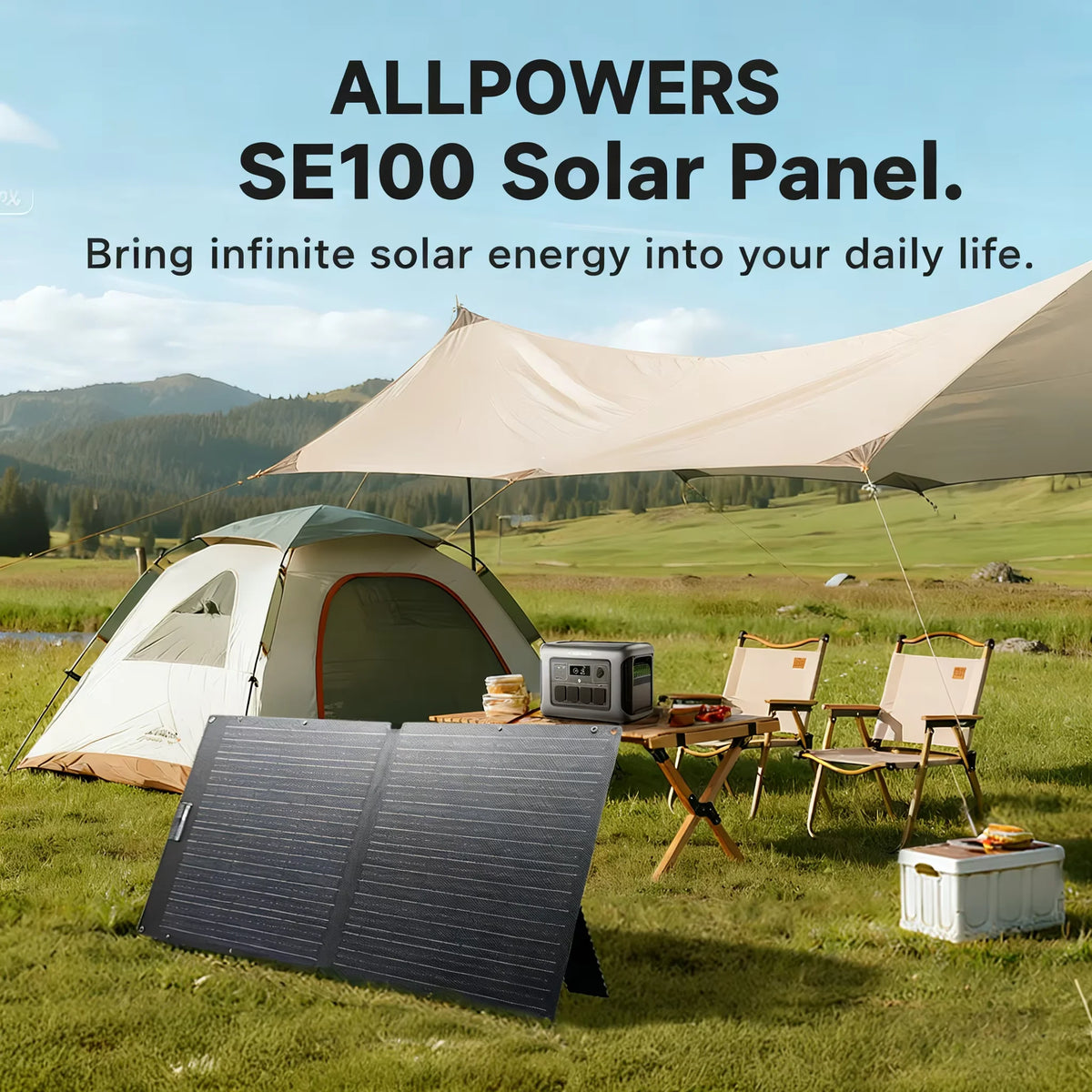 Allpowers Foldable Solar Panel Compatible With Power Stations