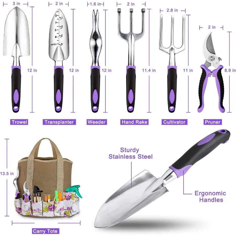 83 Piece Garden Tools Set With Succulent Care Tools