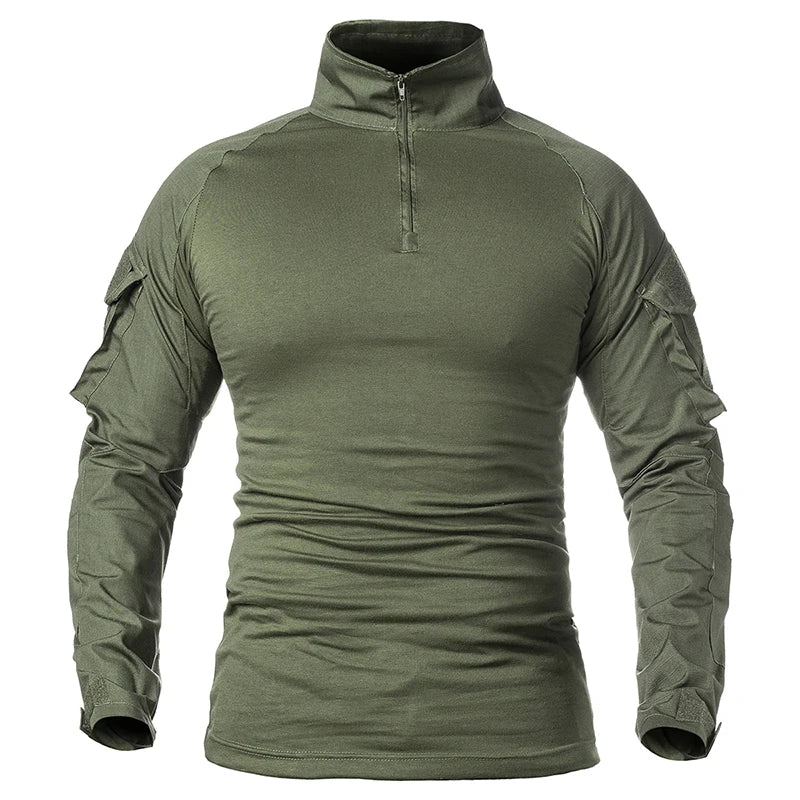 ReFire Gear Men's Long Sleeve Combat Shirt Quarter Zip