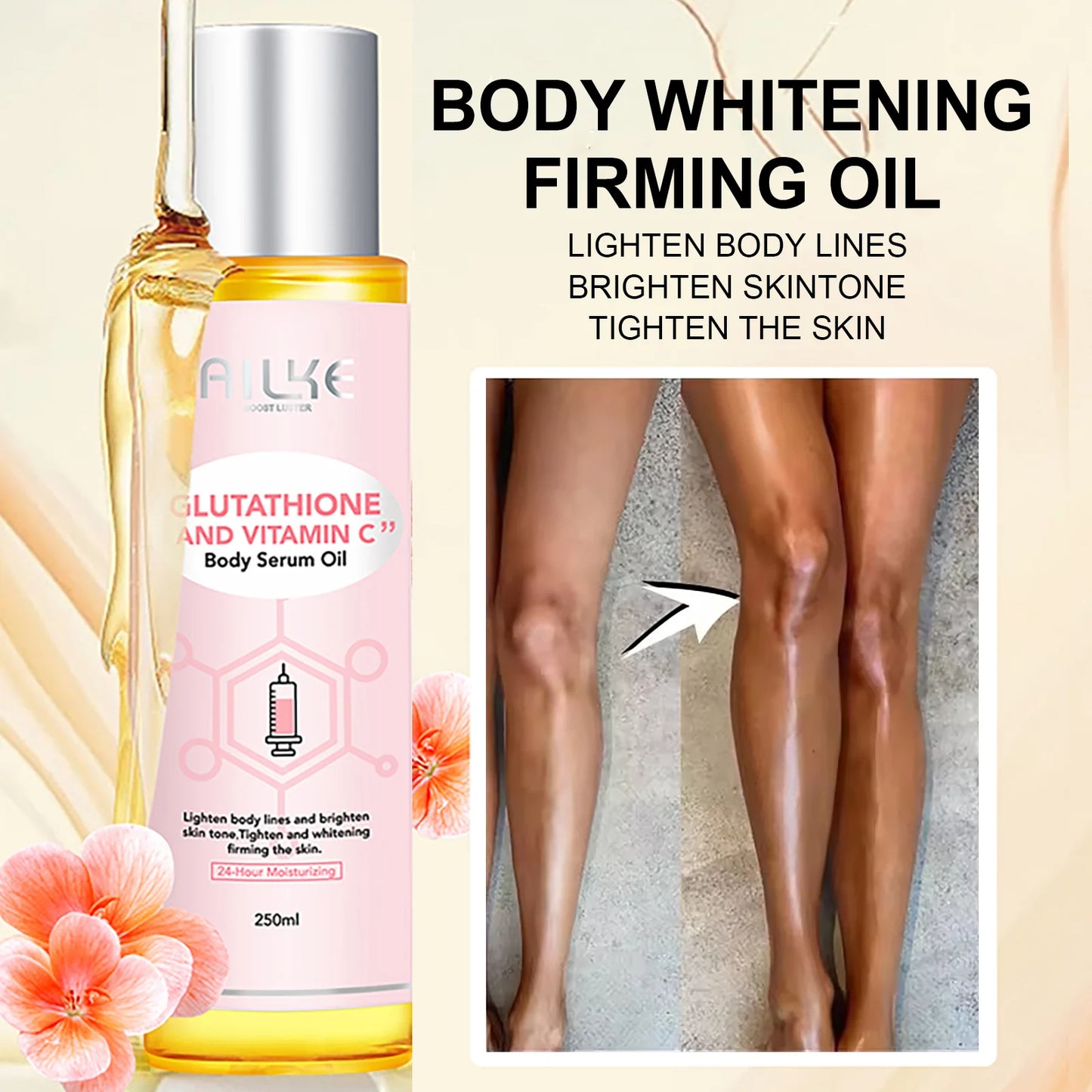 AILKE Vitamin C Moisturizing Whitening Massage Oil All Skin Types
