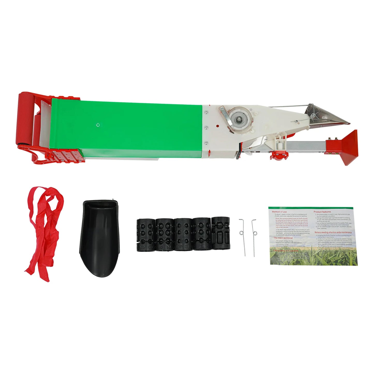 Manual Handheld Fertilizer Seeding Planter With Adjustable Height