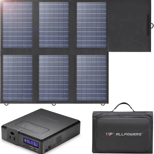 ALLPOWERS S200 41600mAh 200W Portable Power Station With SP026 60W Panel
