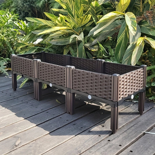 Plastic Raised Garden Bed With Legs Raised Planter Box