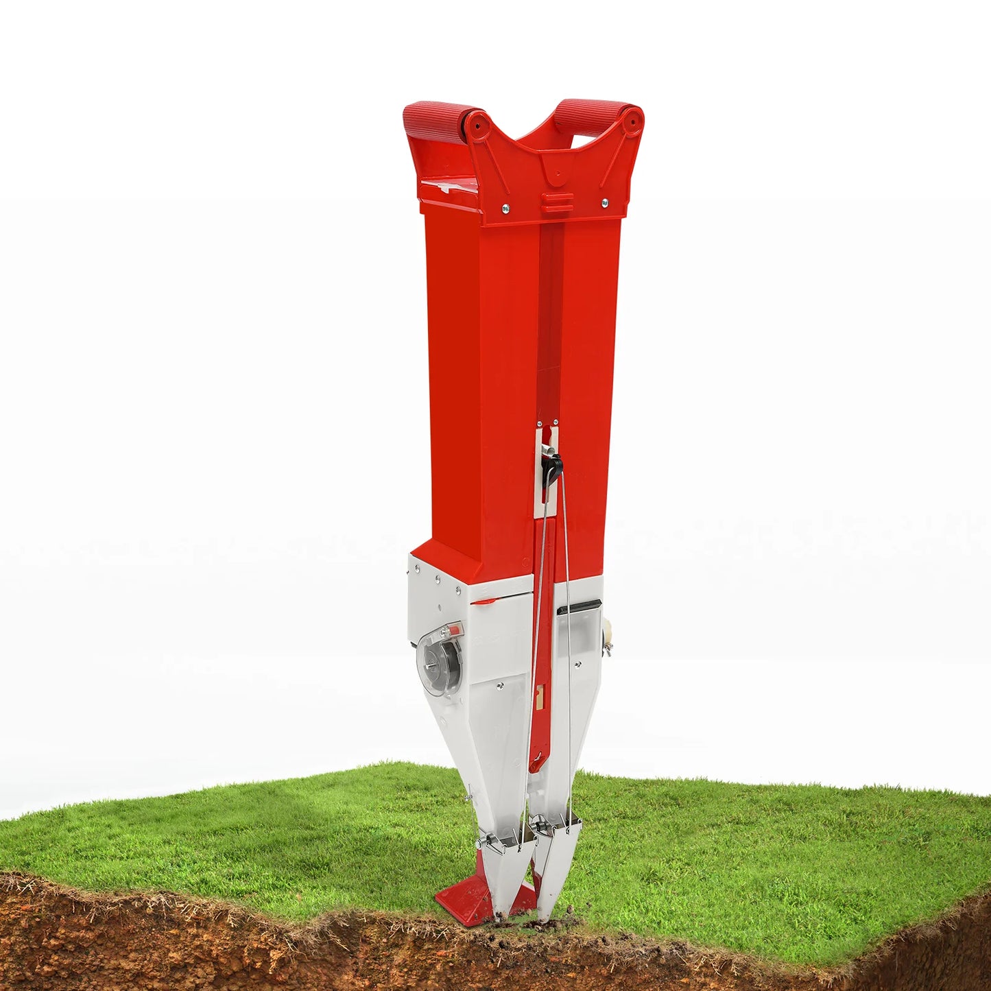 Handheld Seeding Fertilizer Machine Double Cylinder Seed Spreader