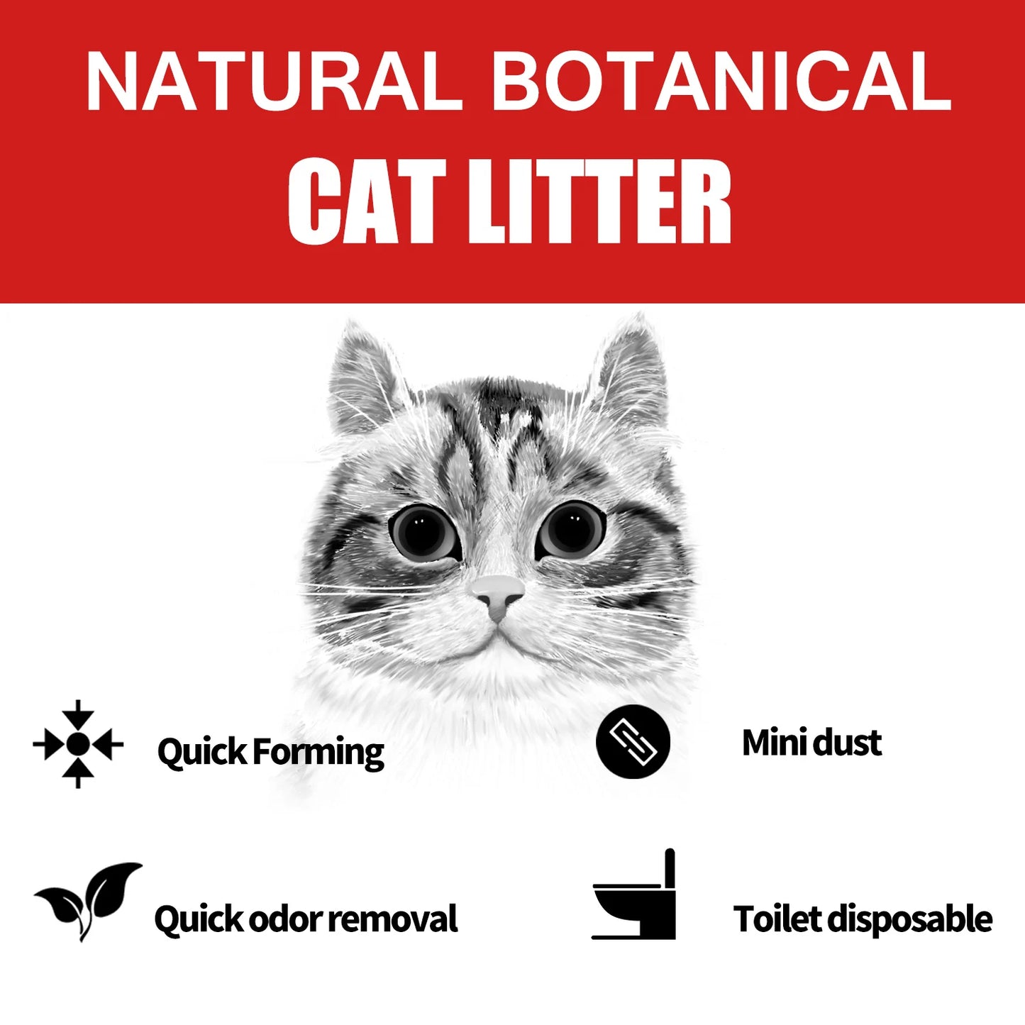 Tofu Cat Litter Natural Botanical Dust Free Flushable Odor Control
