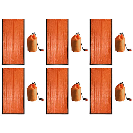 Shunmaii Survival Thermal Sleeping Bag Bivy Sack for Camping