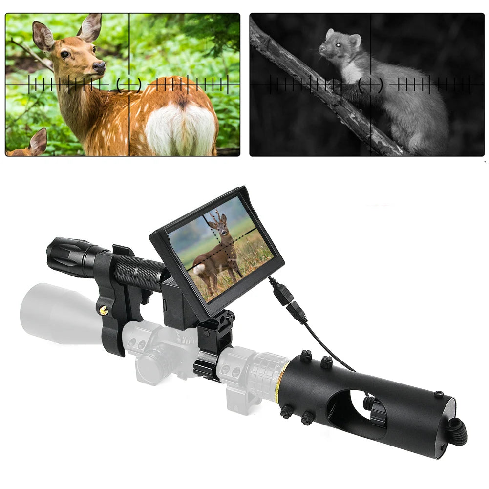 Bestsight Night Vision Riflescope Infrared 850nm Waterproof Hunting Scope