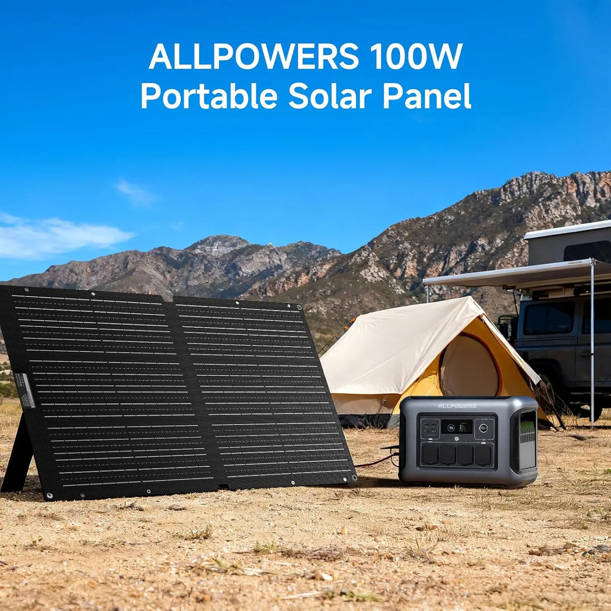 Allpowers Foldable Solar Panel Compatible With Power Stations