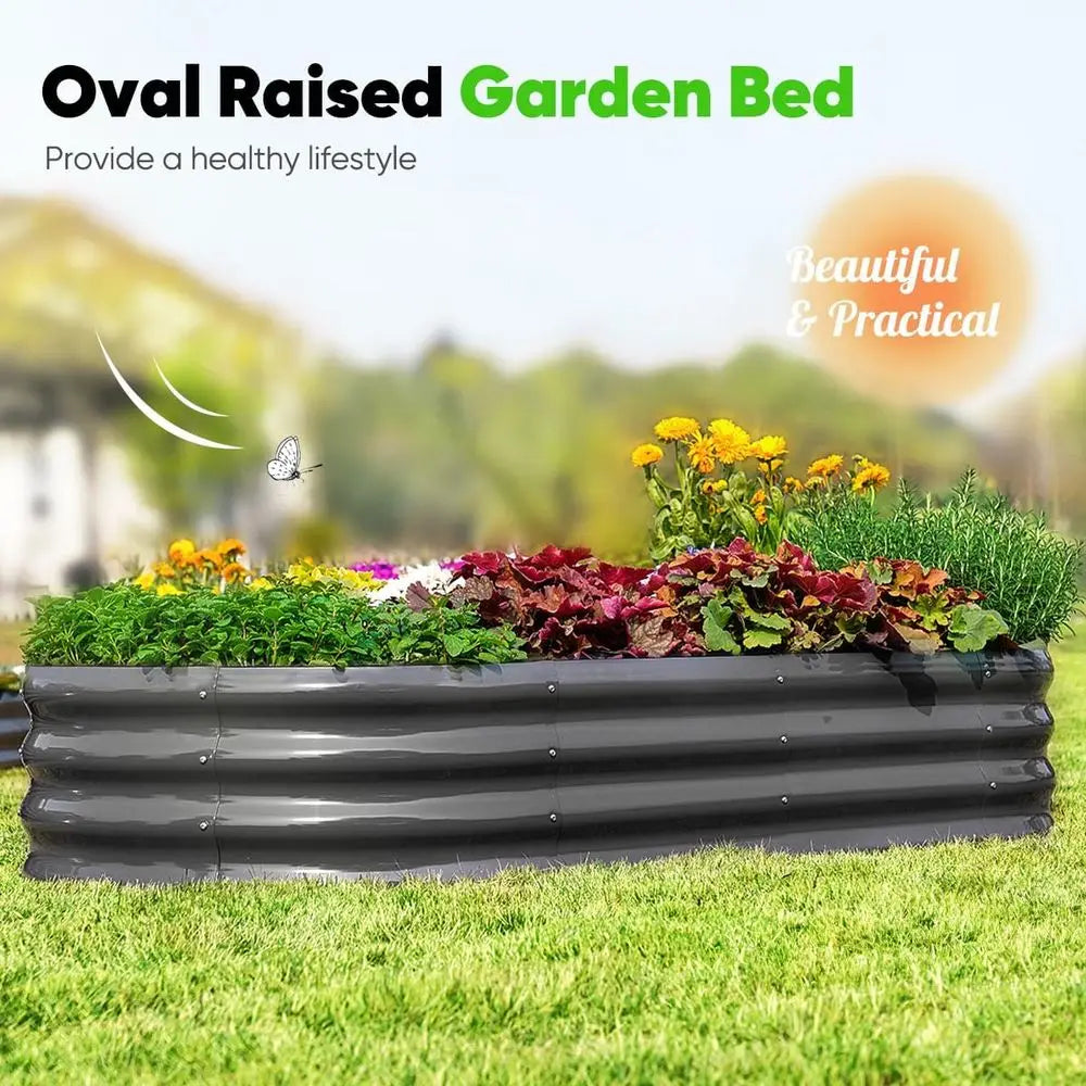 Raised Garden Bed Kit With Self Watering System Mesh Cover