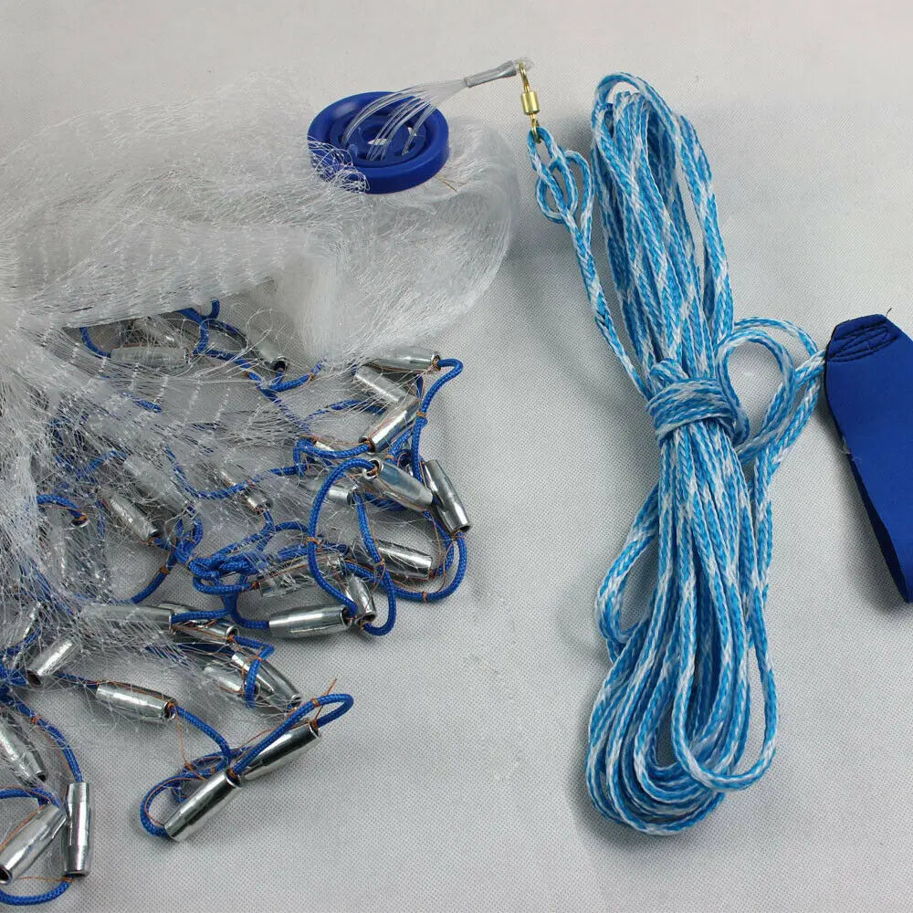 Bymaocar Hand Throw Cast Net Ready To Use For Fishing