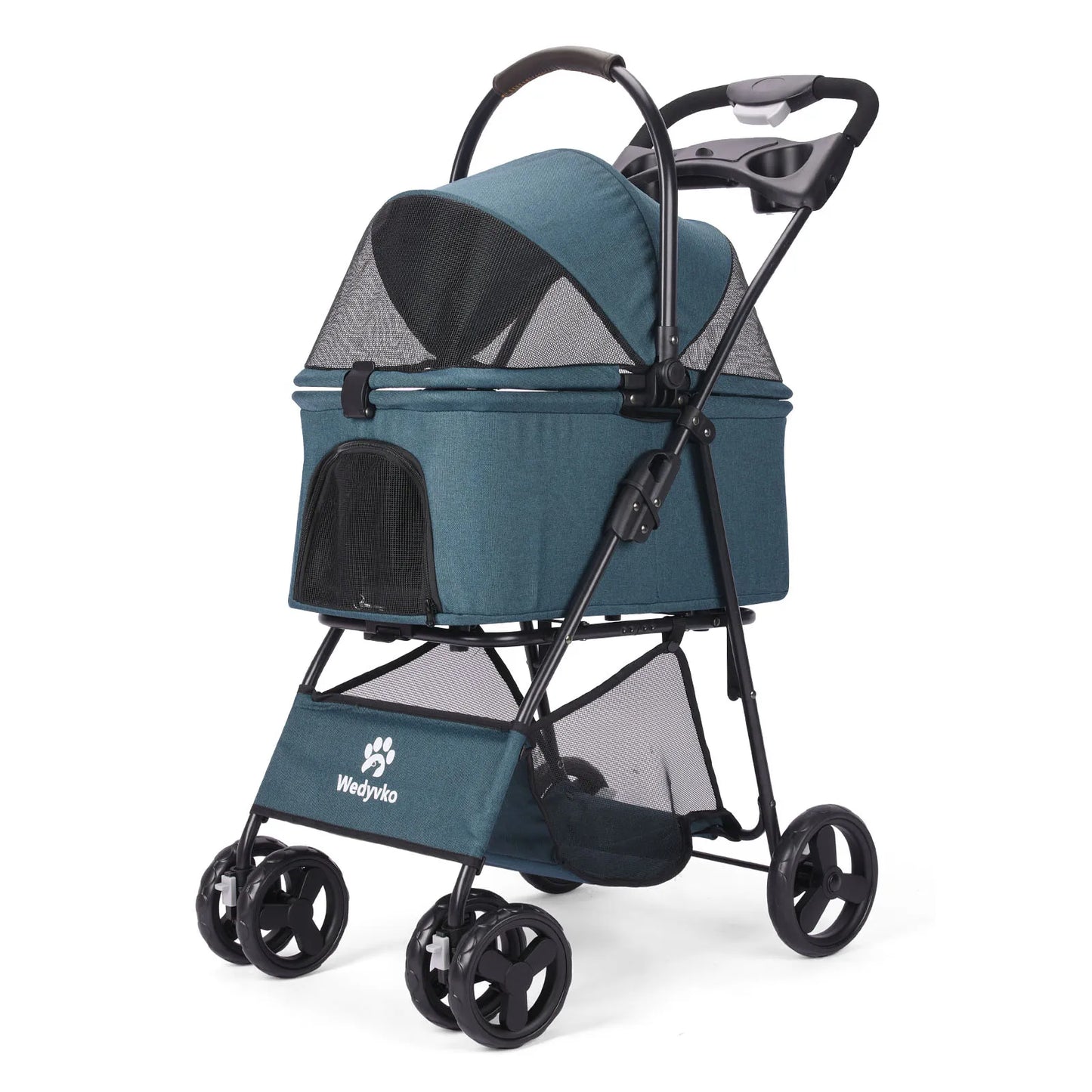 3 in 1 Pet Stroller With Removable Carrier All Terrain Waterproof
