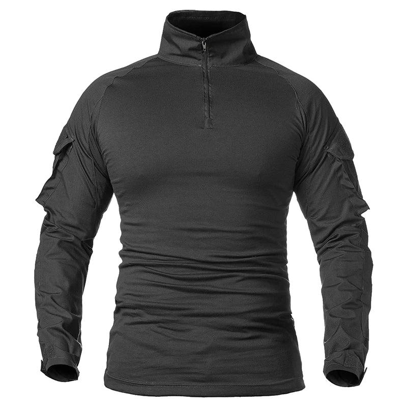 ReFire Gear Men's Long Sleeve Combat Shirt Quarter Zip